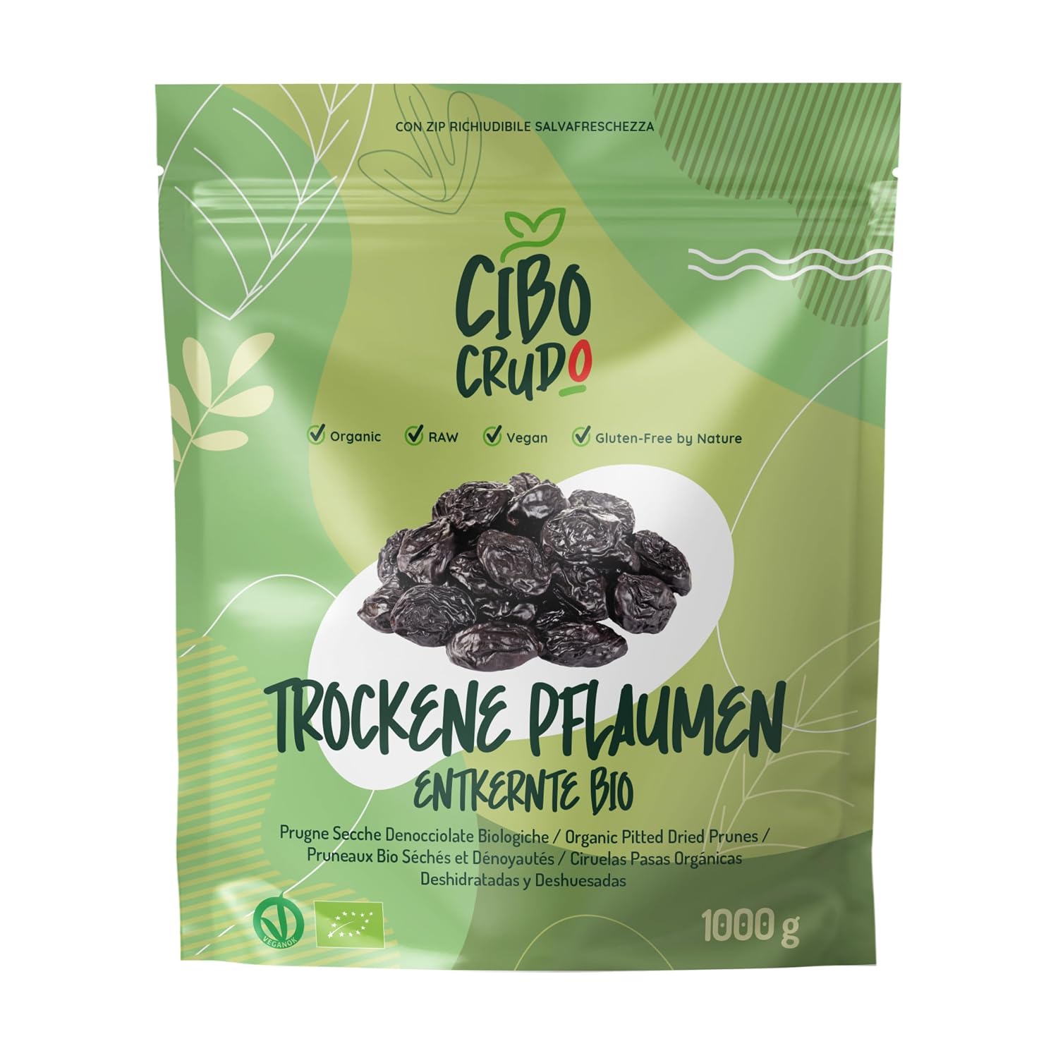 Thumbnail 4 de Bio Pflaumen Getrocknet und Entsteint – 250 g von CiboCrudo