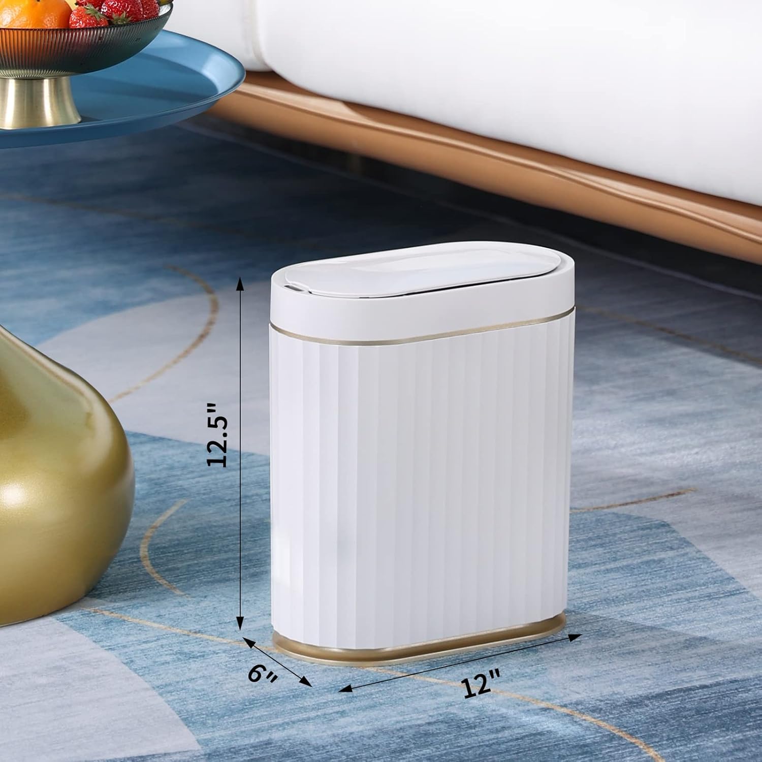 Detalle 2 de ELPHECO Motion Sensor Trash Can, 2 Gal 🚮