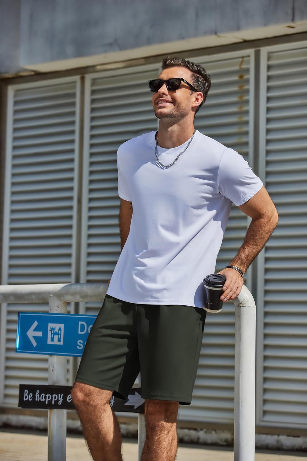 Thumbnail 1 de COOFANDY Pantaloncini Uomo Shorts Running