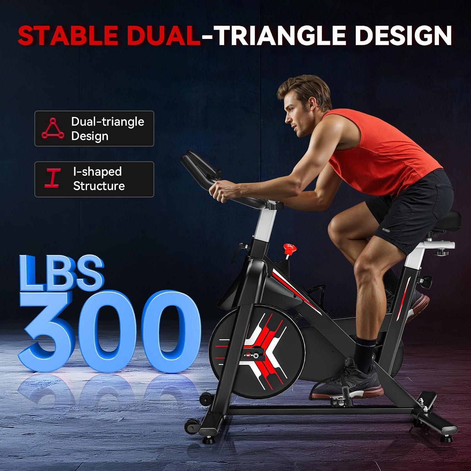 Detalle de Wenoker Magnetic Resistance Exercise Bike ⚙