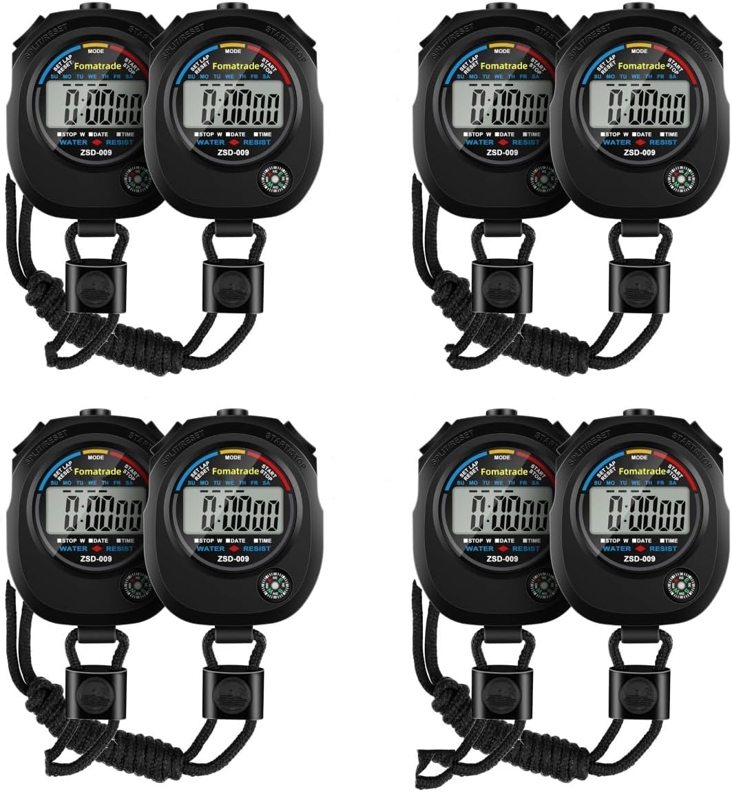 Detalle de Fomatrade digital stopwatch 8-pack