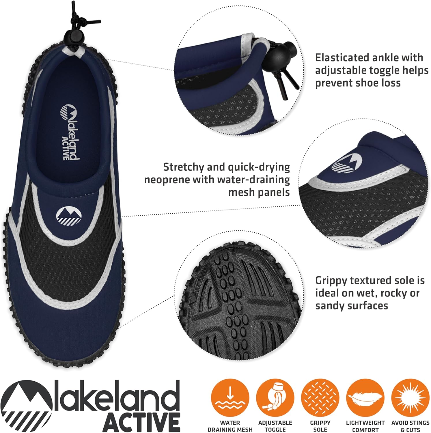 Thumbnail 3 de Lakeland Active Men’s Eden Water Shoes – Beach, Sea and Pool
