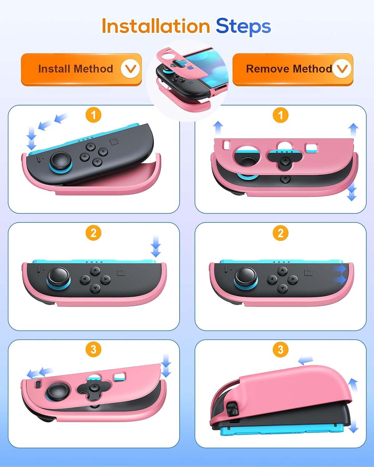 Detalle de FYOUNG Dockable Schutzhülle für Nintendo Switch 2 – abnehmbares Hartschalen-Set mit Joy-Con-Schutz
