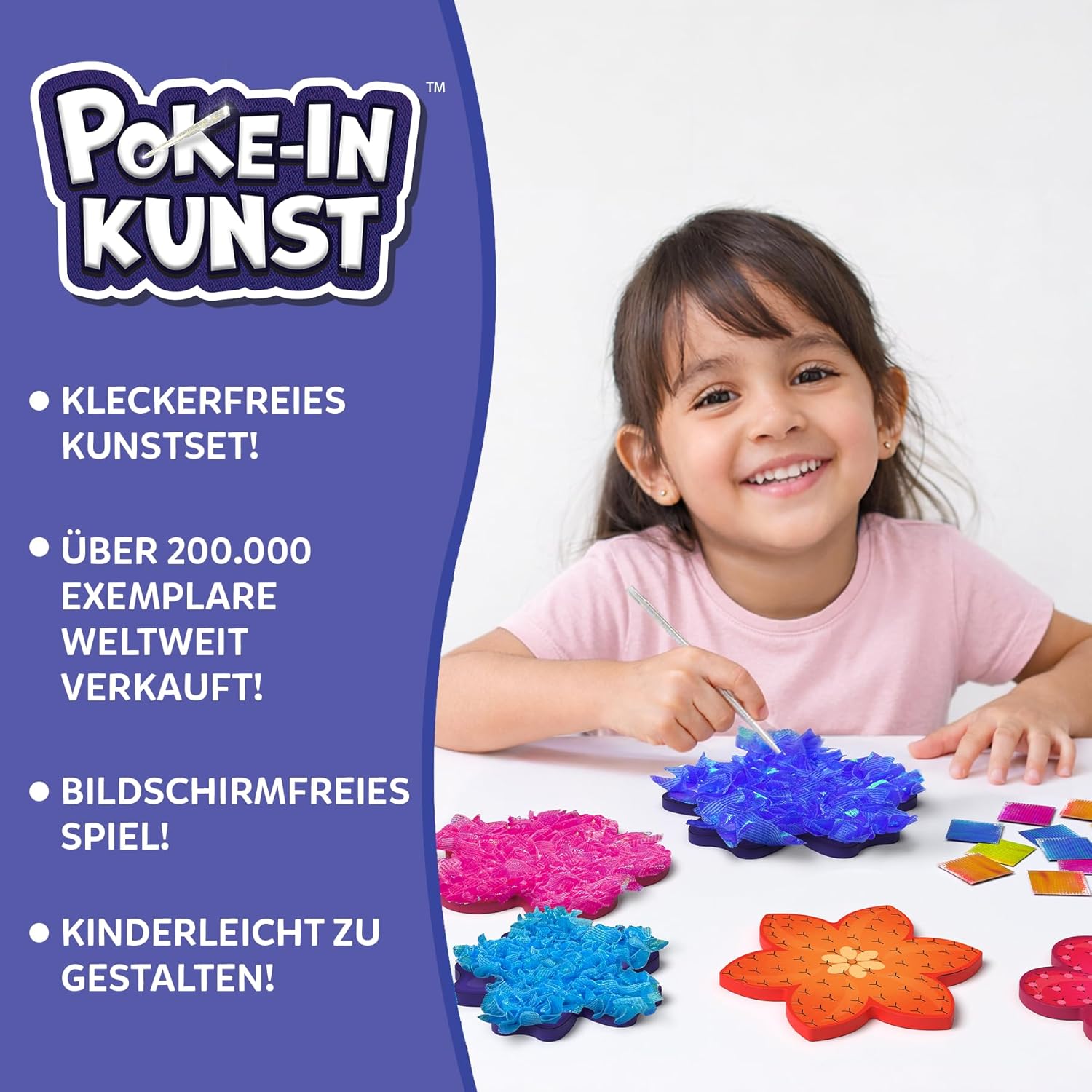 Thumbnail 1 de Skillmatics Poke-in Kunst – Blumenstrauß DIY-Bastelset für Kinder (4–9 Jahre)