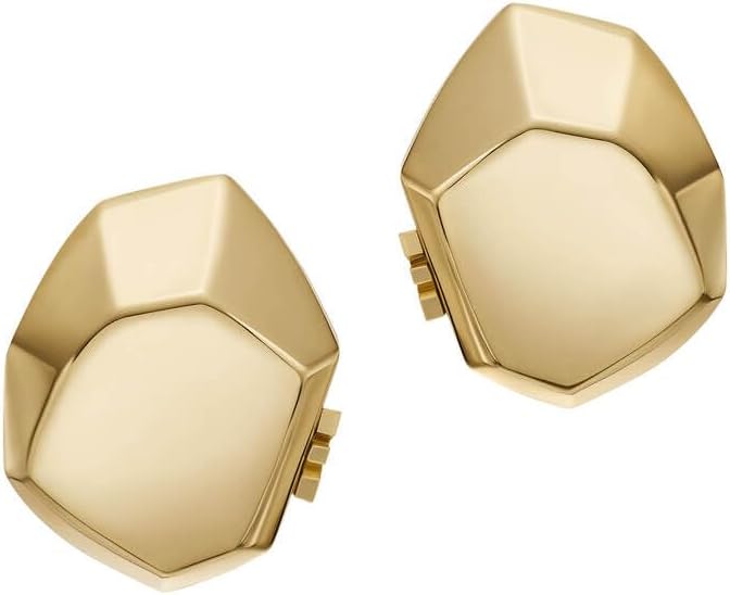 Detalle de Emporio Armani orecchini da donna in ottone con chiusura a perno – oro rosa