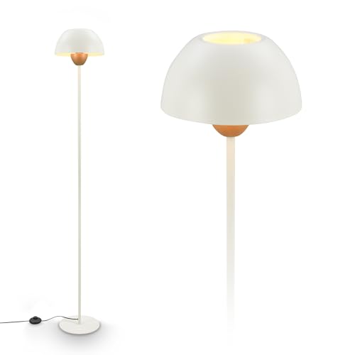 Detalle de BRILONER Lampára de pie con interruptor, casquillo E27, 10W máx. – Coffee