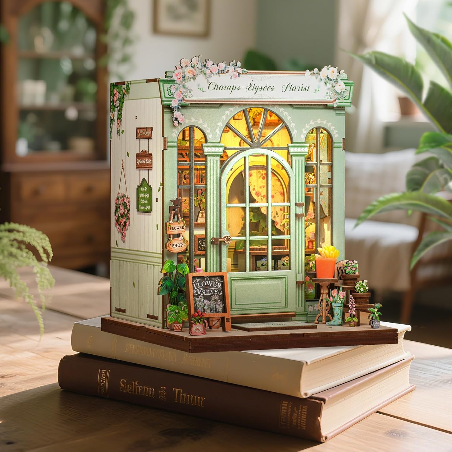 Thumbnail 5 de CUTEBEE Book Nook Kit 3D DIY