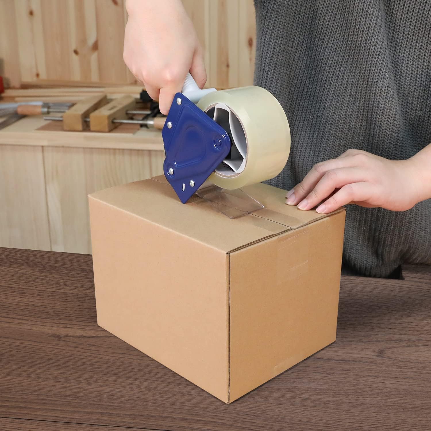 Thumbnail 5 de Amazon Basics Cinta de embalaje 50 mm x 55 m, juego 12 rollos 📦