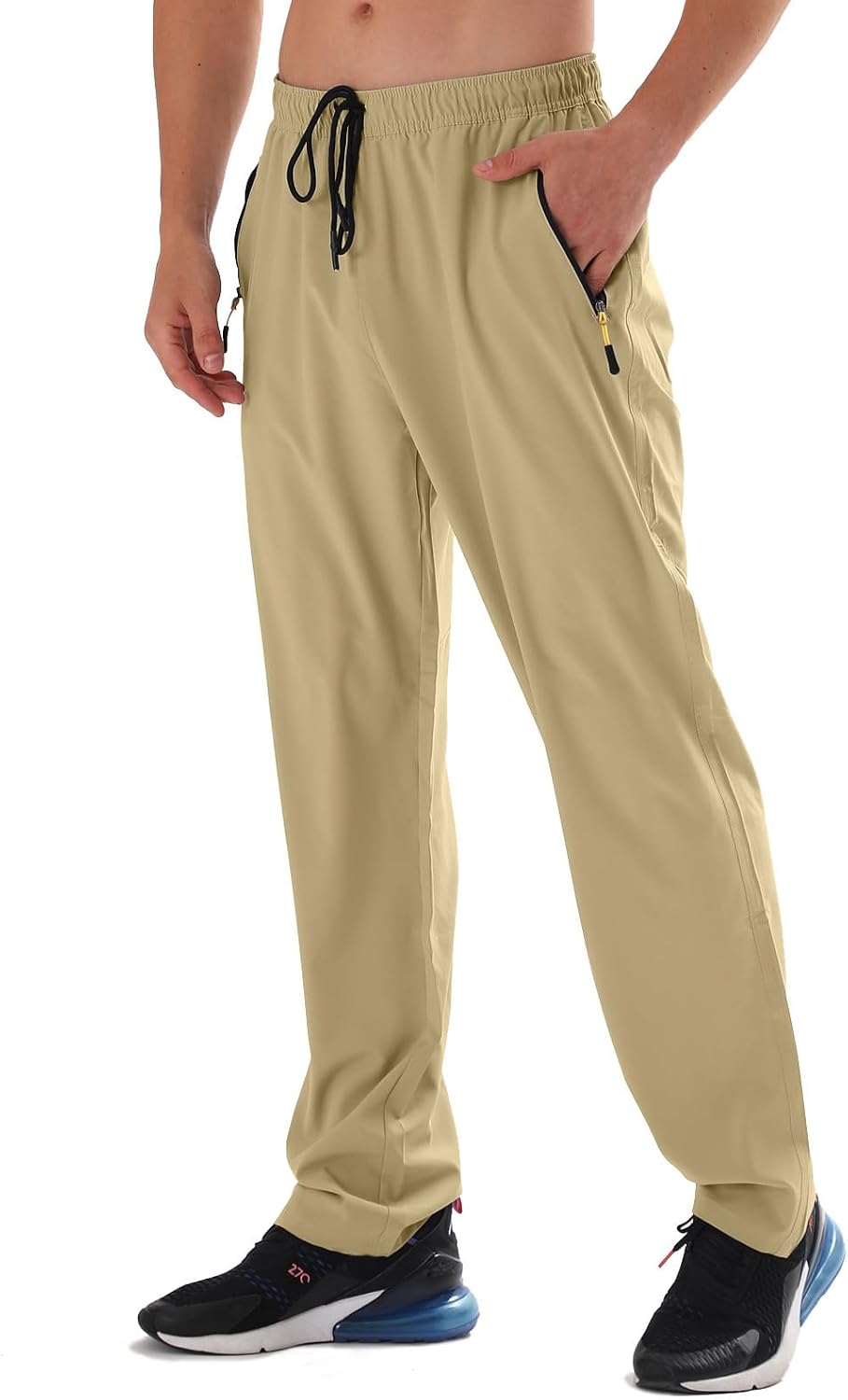 Thumbnail 6 de Men's Elastic Waist Hiking Pants Quick-Dry Water-Resistant