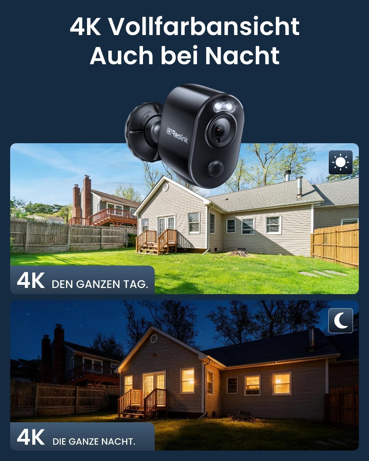 Thumbnail 1 de Reolink Argus 3 Ultra 8MP Solar Überwachungskamera