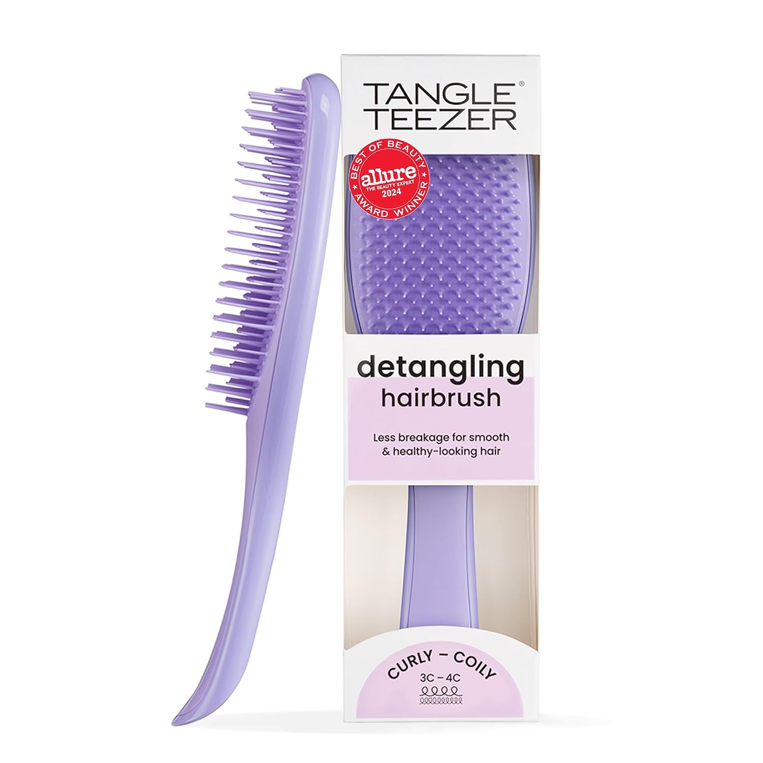 Detalle de Tangle Teezer Ultimate Detangler für 3C-4C Locken 🎀