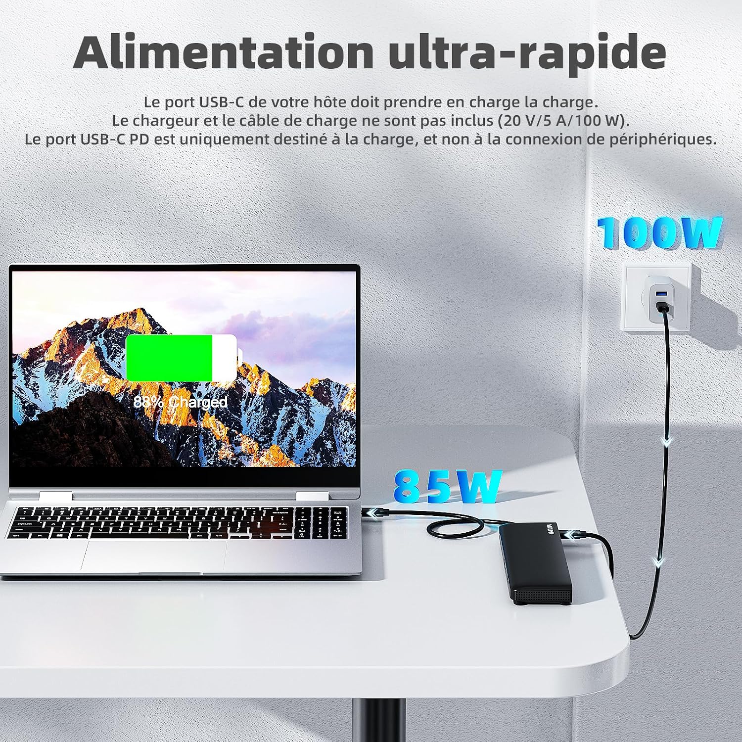 Thumbnail 4 de WAVLINK Station d'accueil USB-C 100 W