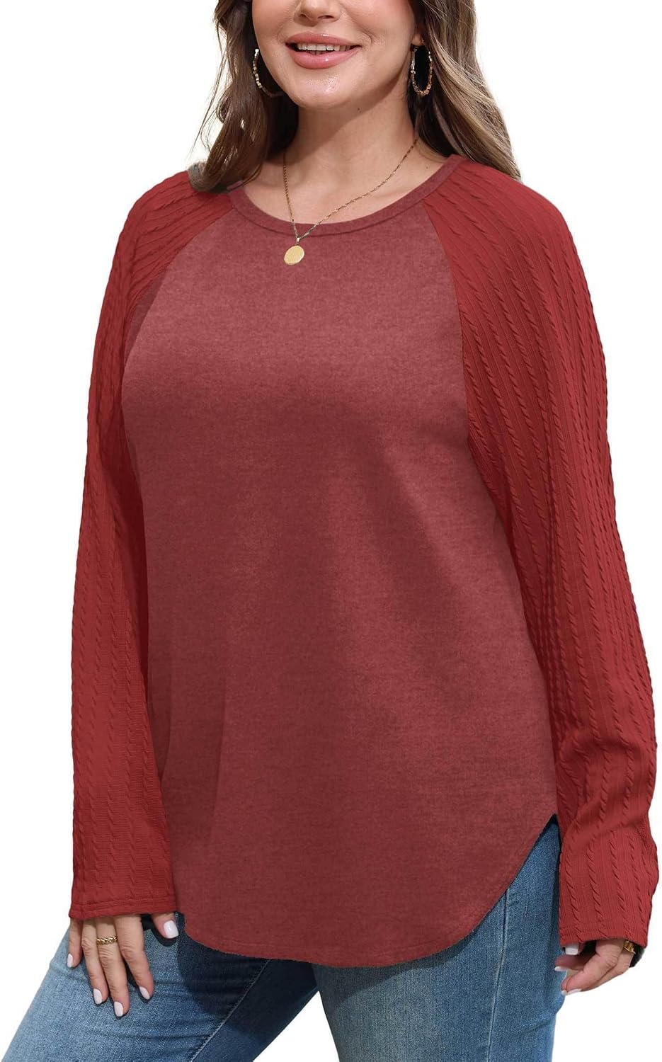 Detalle de SAMPEEL Women's Tunic Sweatshirt, Polyester Blend