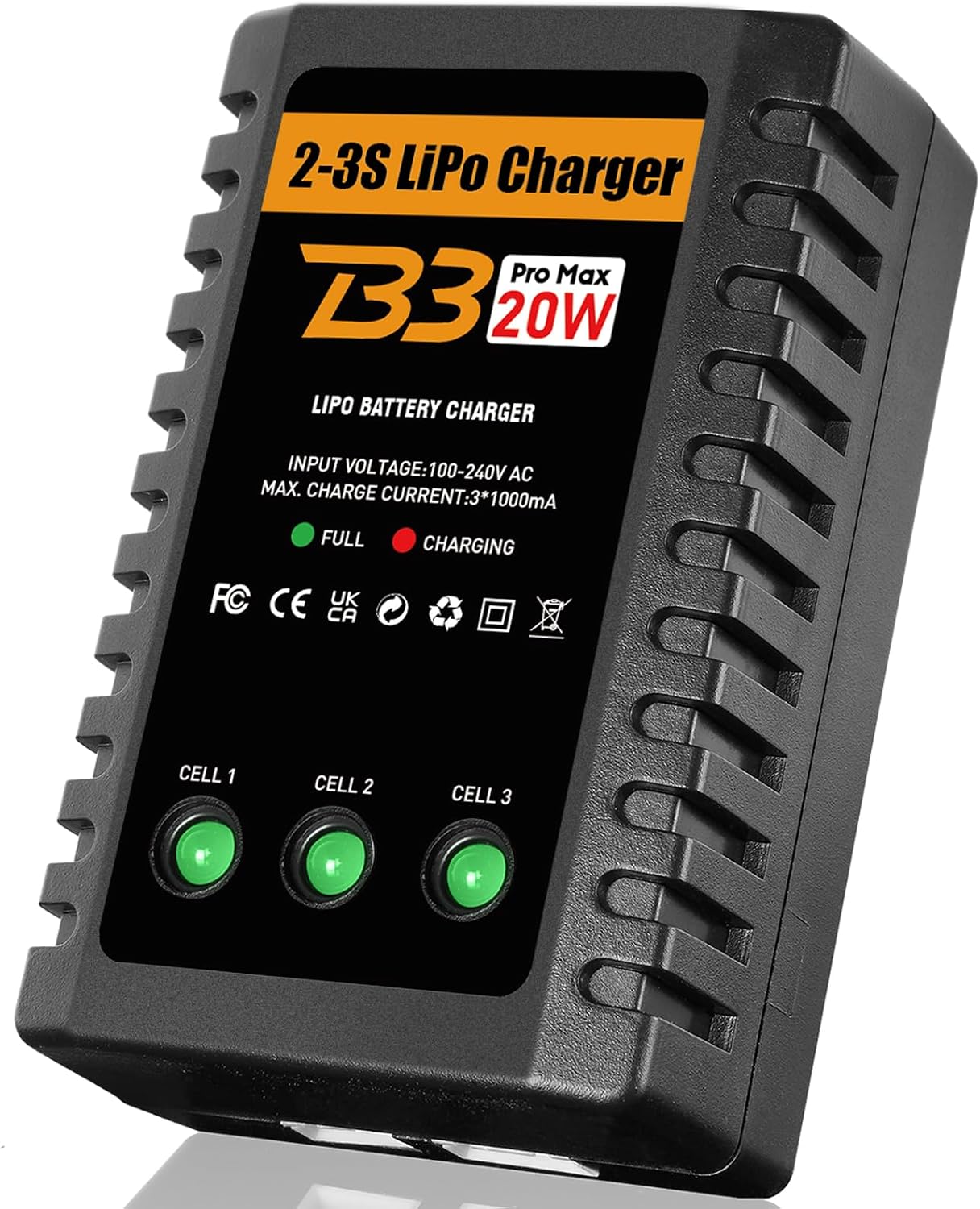 Detalle de HTRC Chargeur Lipo 20W 🔌