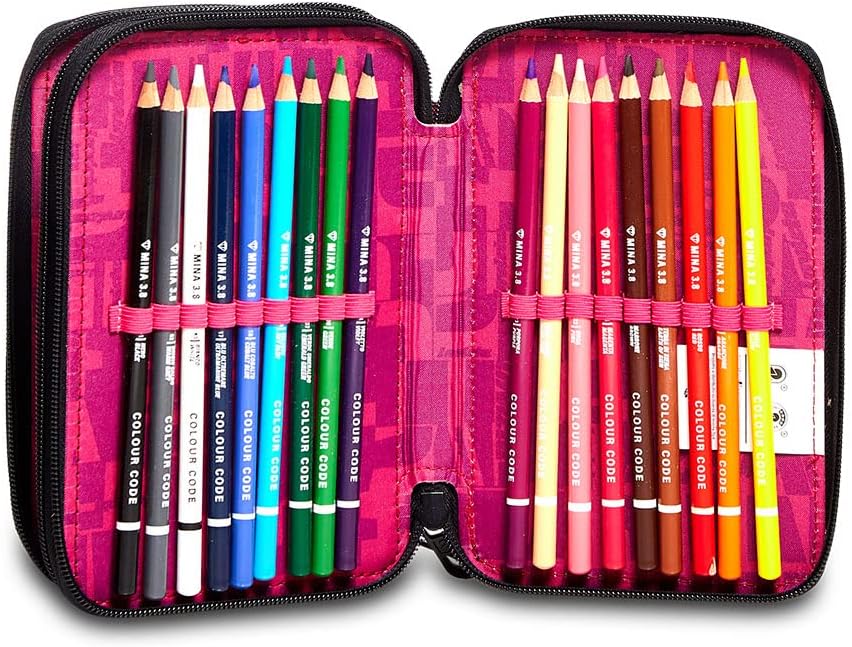 Thumbnail 3 de Seven trousse à crayons à 3 compartiments, XXL Fantasy (12,5 x 20 x 7 cm) — stylos, marqueurs et fournitures scolaires