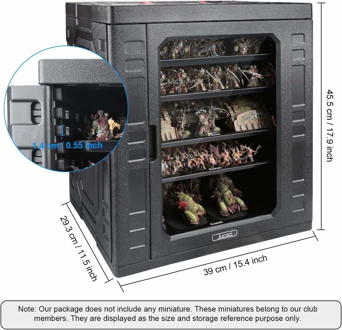 Detalle 2 de Jucoci Miniatures Storage Case, Large Size