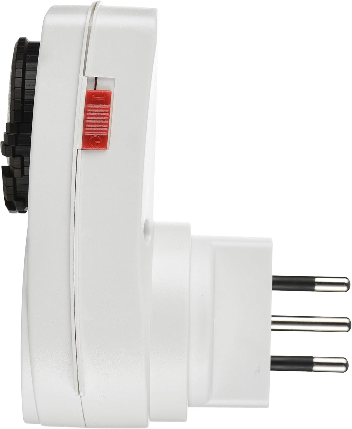 Thumbnail 2 de Electraline 58114 Mini Programmatore Timer Meccanico Giornaliero – Spina Italiana 10A, Presa Schuko + 10A, Bianco