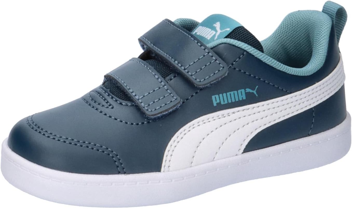Thumbnail 6 de PUMA Kids Courtflex V2 V Inf Scarpe da ginnastica – Peacoat / High Risk Red, 25 EU