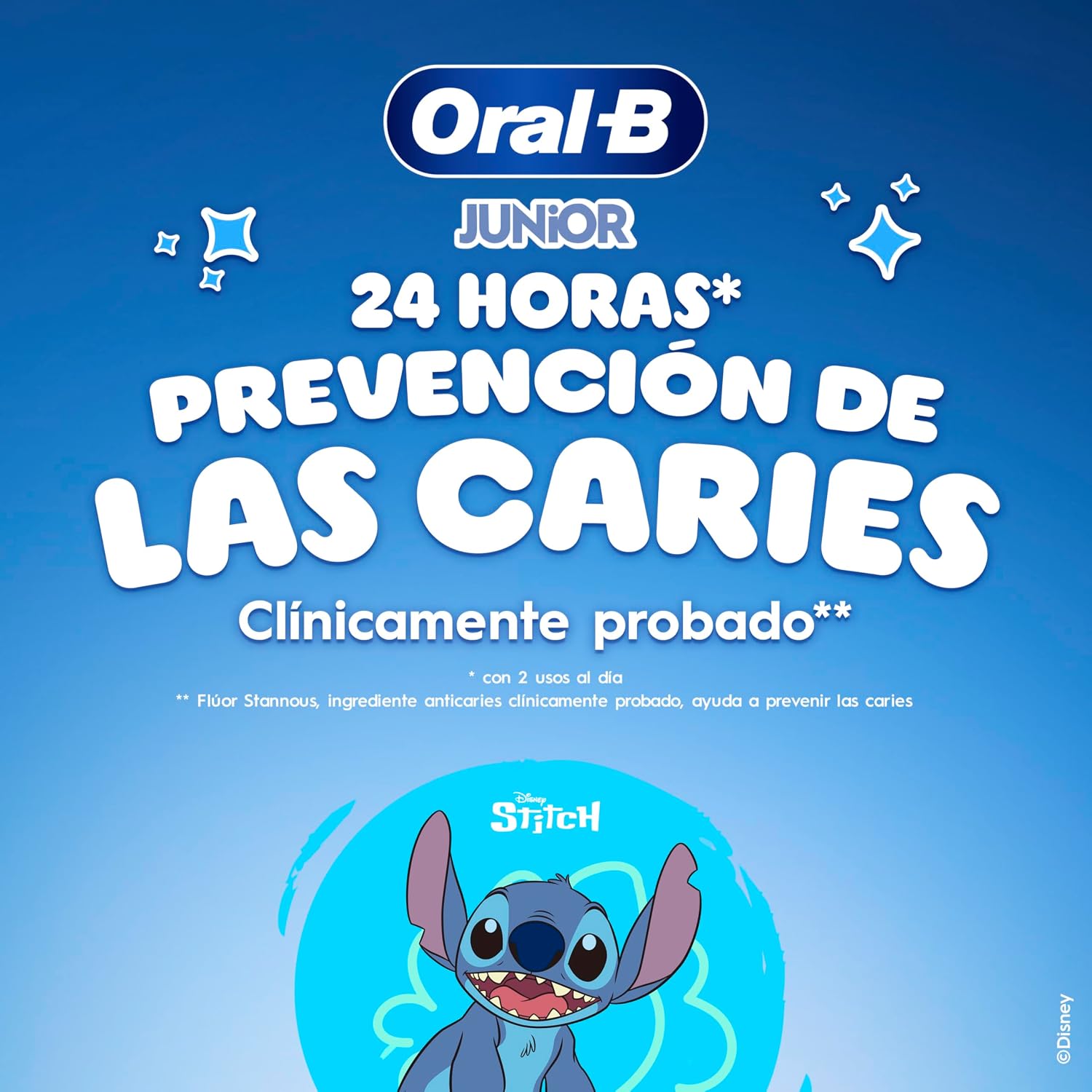 Detalle 2 de Oral-B Pro Junior Disney Stitch pasta dientes niños