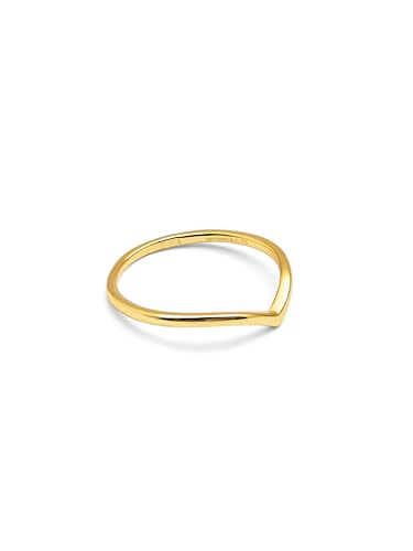 Detalle de SINGULARU Anillo Peak plata 925, baño 18 kt Talla 10 💍