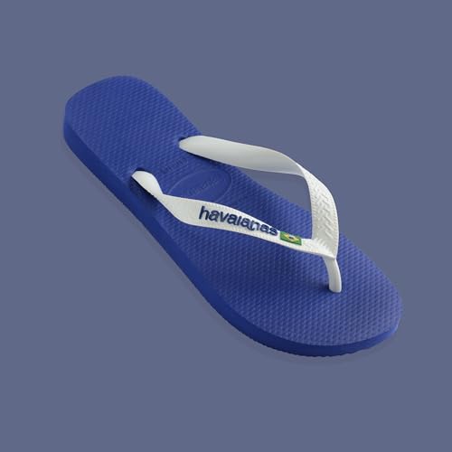 Detalle de Havaianas Top Brasil Logo Unisex - Infradito Marine Blue 33 EU