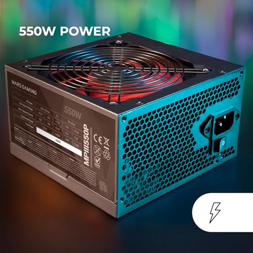 Thumbnail 1 de Mars Gaming MPIII550P (ATX 550W) con APFC, DC-DC y ventilador FDB 120 mm