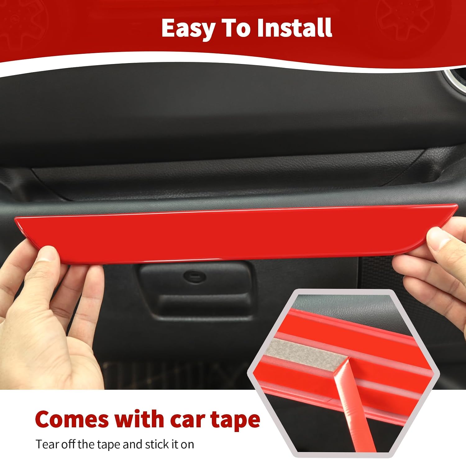 Detalle de JOSHELA Passenger Grab Handle Trim Cover in ABS