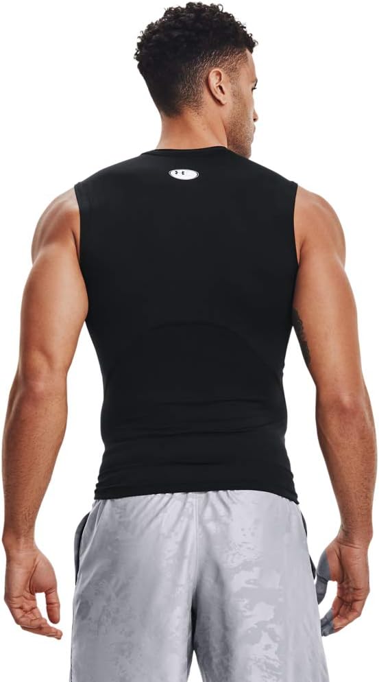 Thumbnail 1 de Under Armour Baselayer HG Comp Tanktop in Weiß für Herren (HeatGear, Kompression)