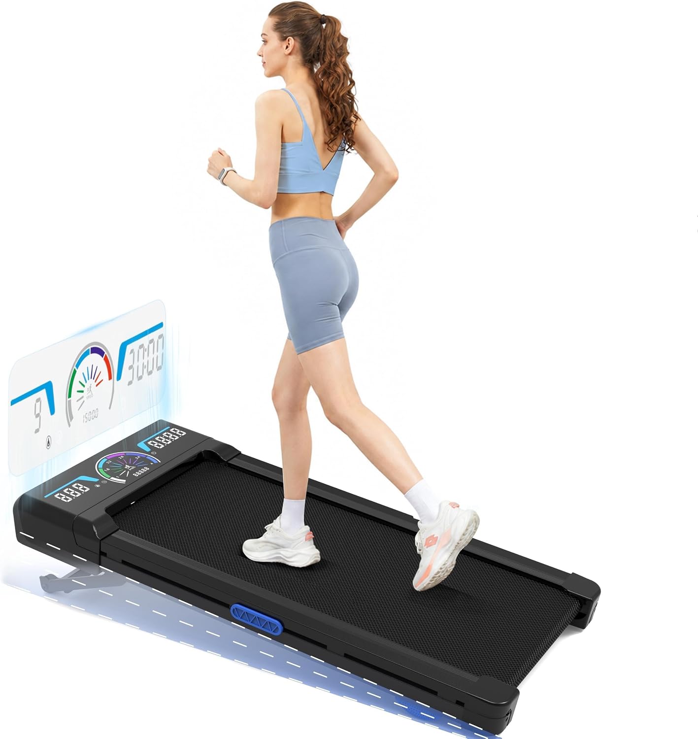 Detalle de TRAILVIBER X01 Walking Pad Treadmill, 12% Auto Incline, Bluetooth Audio
