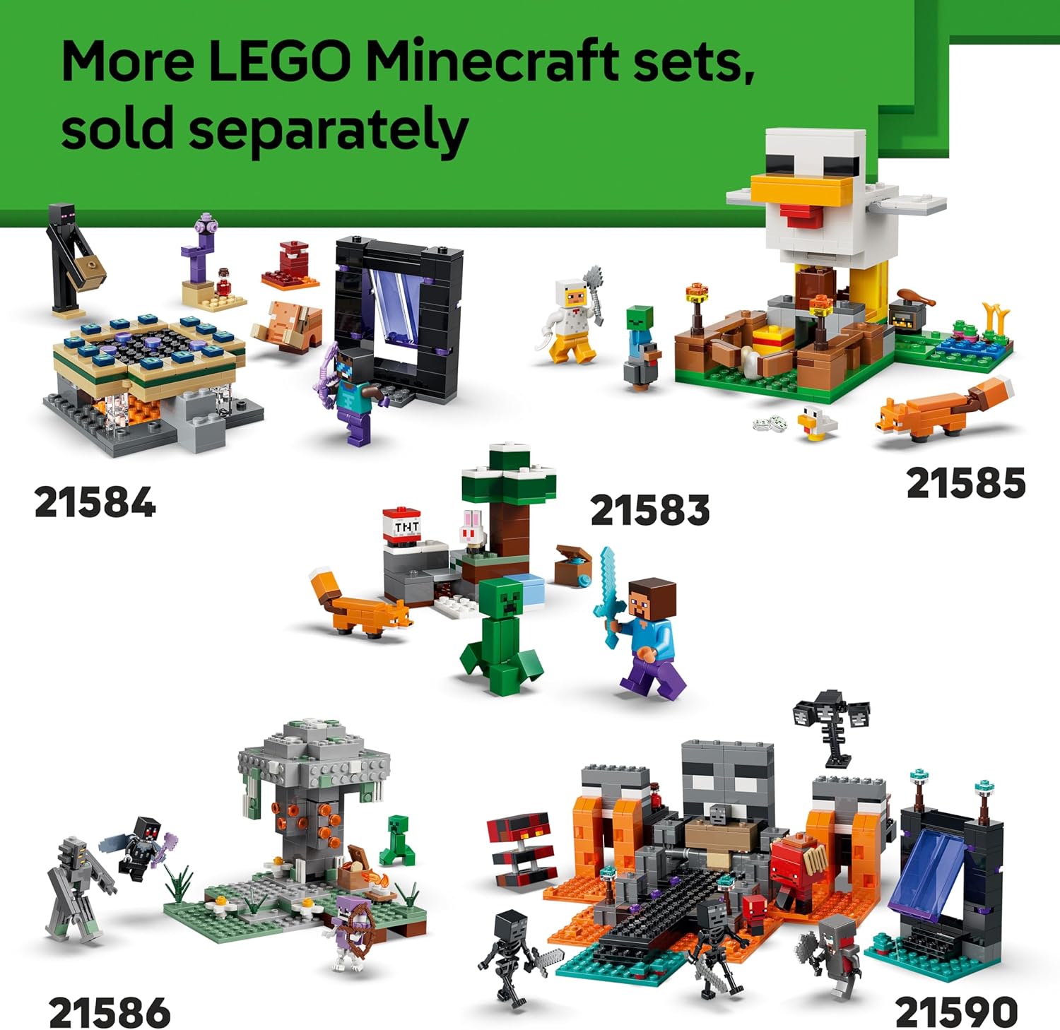 Thumbnail 6 de LEGO Minecraft Zombie Dungeon (21587) – Interactive Destruction and Crafting Play for Minecraft Fans