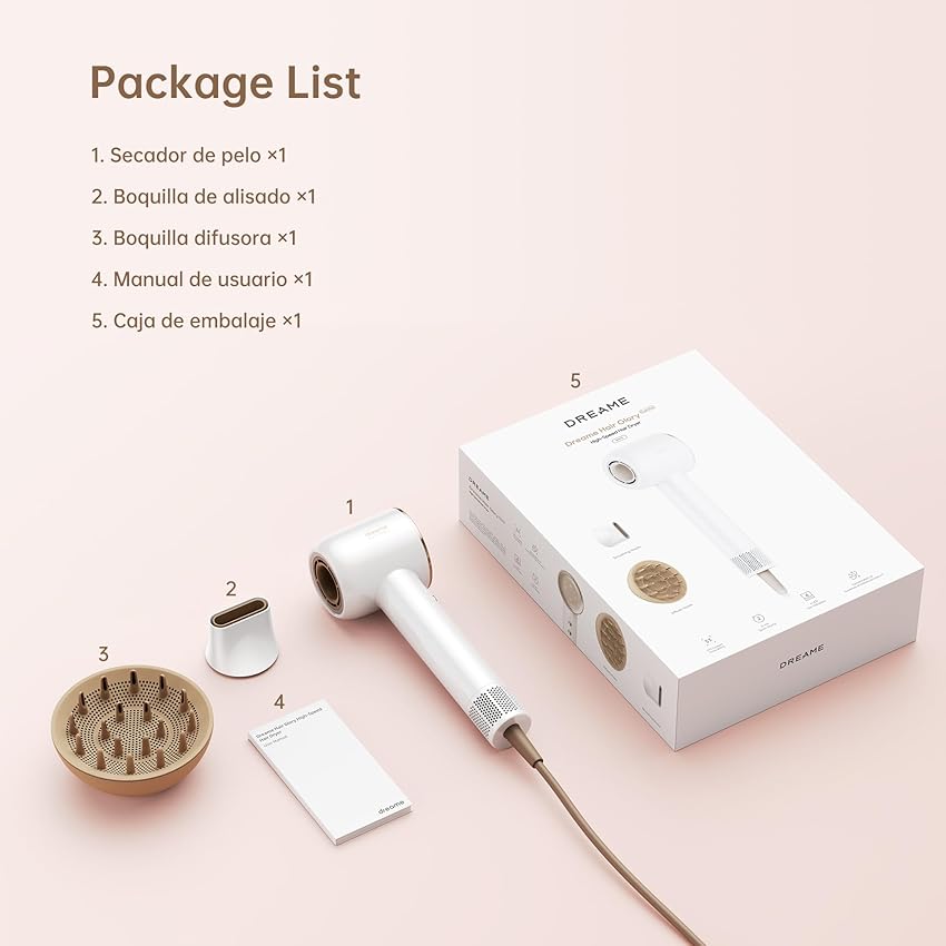 Thumbnail 6 de DREAME Hair Glory Secador 110.000 RPM, 70 m/s
