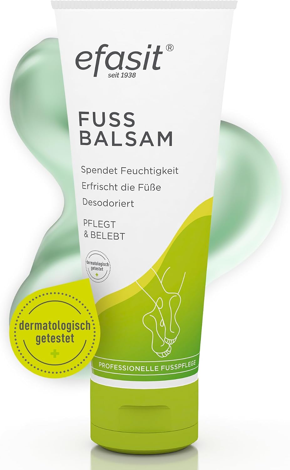 Detalle de Efasit Balsamo per i piedi – Cura ricca per piedi asciutti, 75 ml
