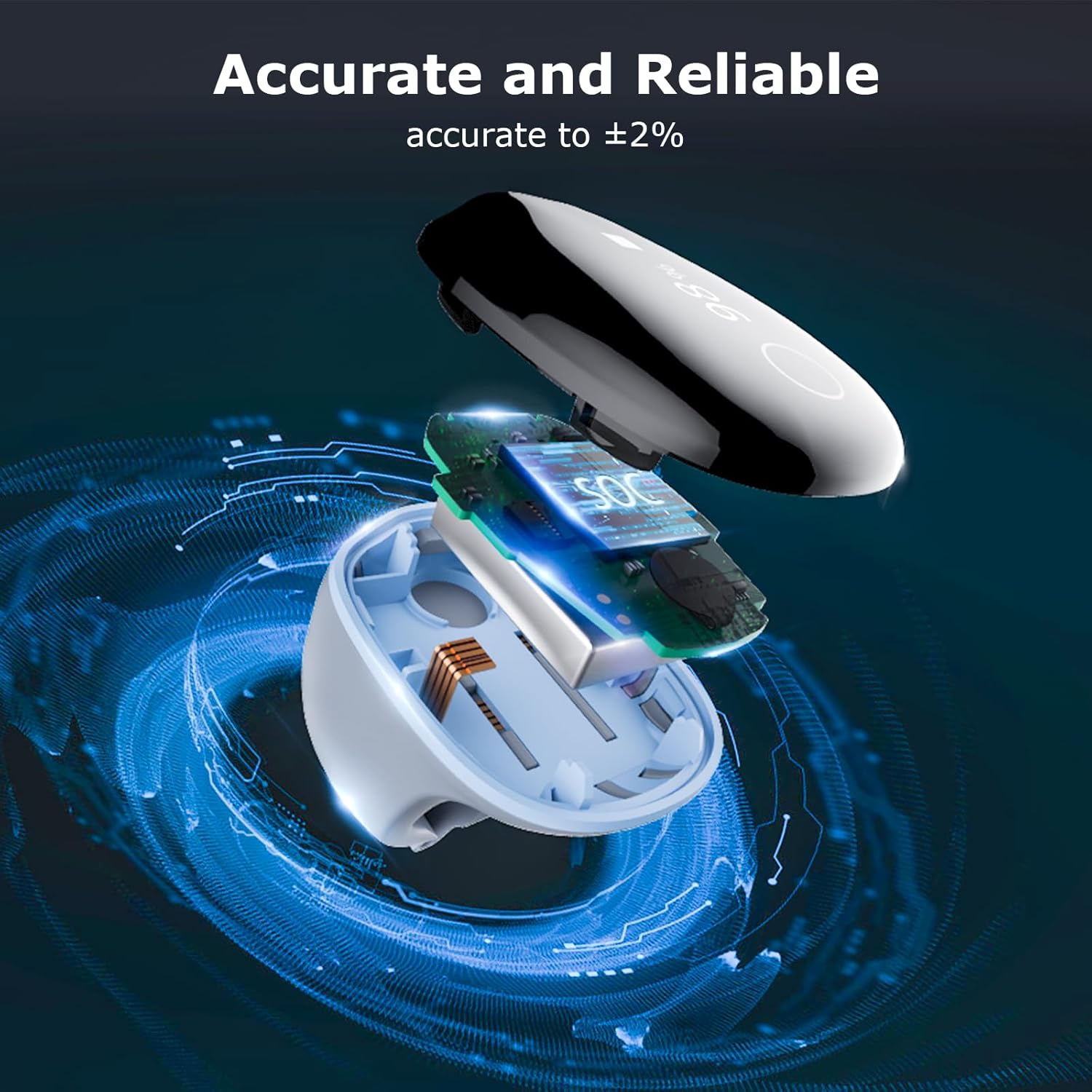Detalle 2 de Wellue O2Ring Oxygen Monitor 24/7 ๐
