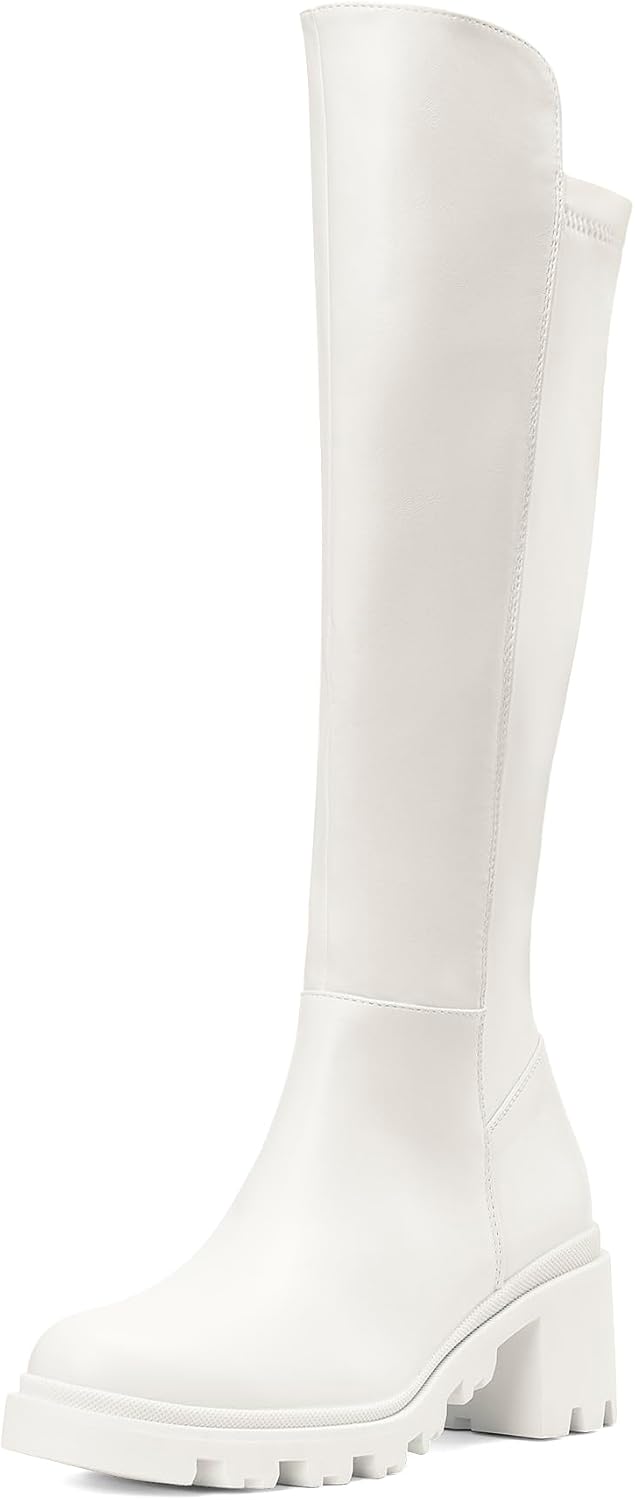 Detalle de DREAM PAIRS Women's Platform Knee-High Boots