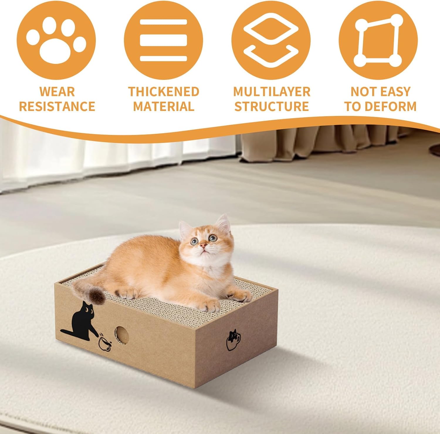 Thumbnail 2 de Cat Scratching Board 5Pack 325x235x110 mm 🐱