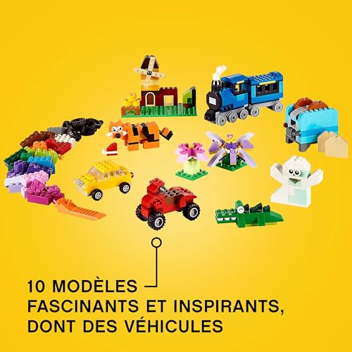 Detalle de LEGO 10696 Classic: La Boîte de Briques Créatives — 484 pièces, rangement et idées de construction