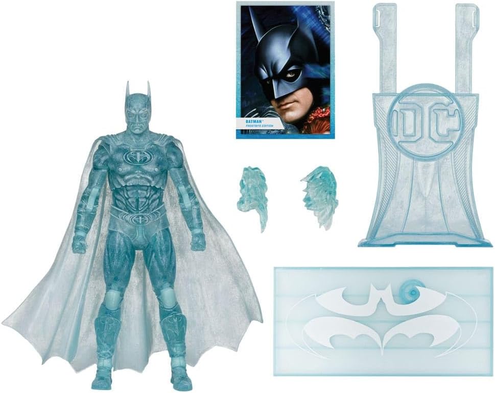 Detalle de McFarlane DC Multiverse 17654 Batman (Frostbite Edition), figurka 18 cm Gold Label