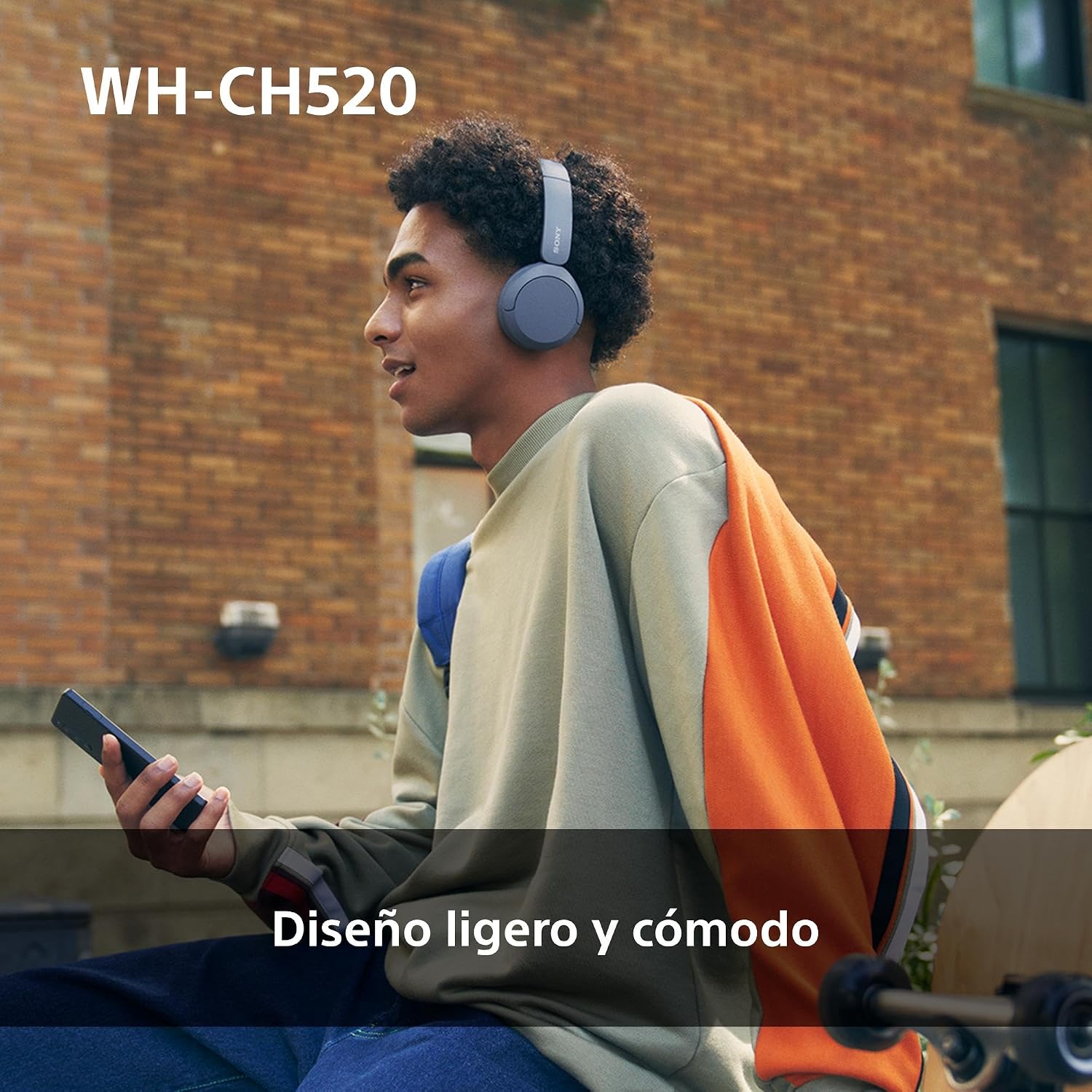 Detalle 2 de SONY WH-CH520 Auriculares inalámbricos Bluetooth, Rosa