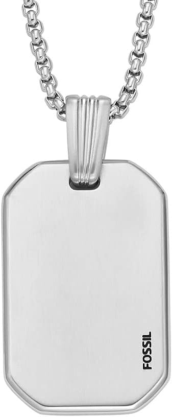 Thumbnail 5 de FOSSIL JF03996040 : collier pour homme vintage casual en acier inoxydable argenté