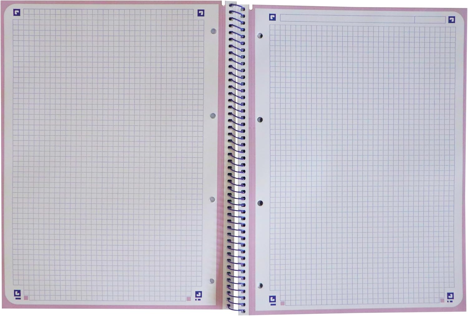 Thumbnail 1 de Oxford European Book 1 A4 kariert – 160 Seiten, Touch Hardcover in Rosa