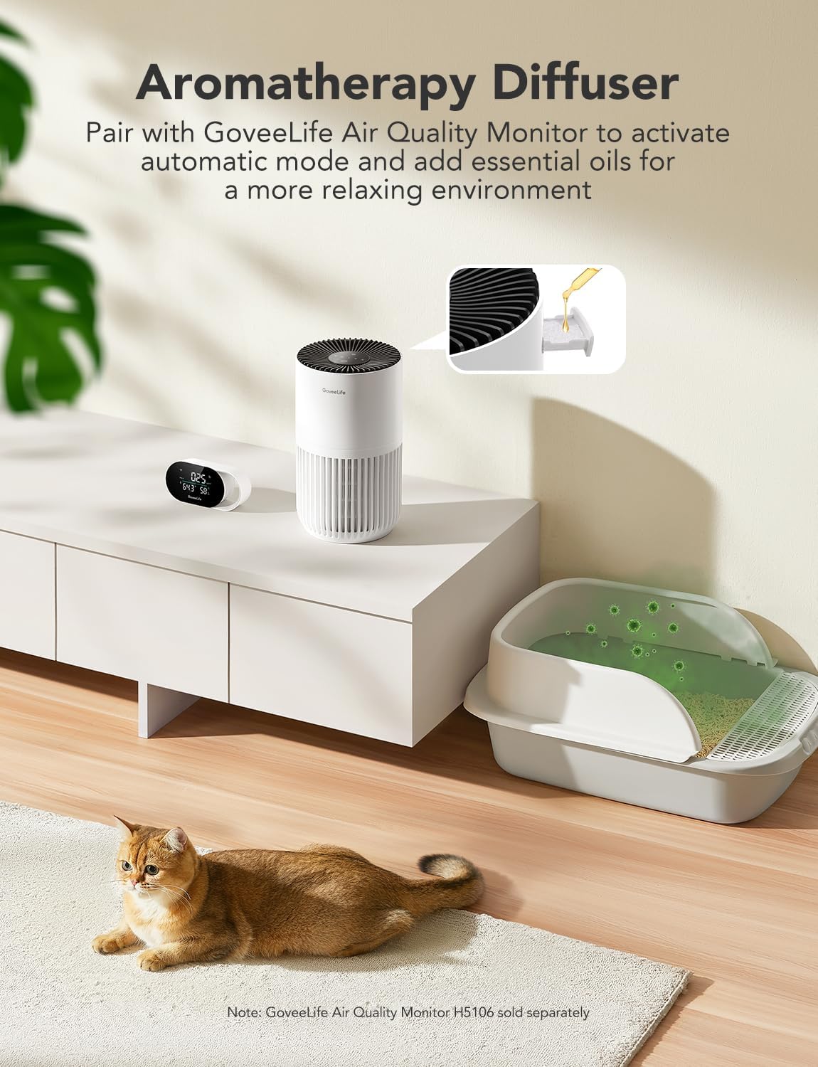 Thumbnail 6 de GoveeLife mini air purifier for bedrooms