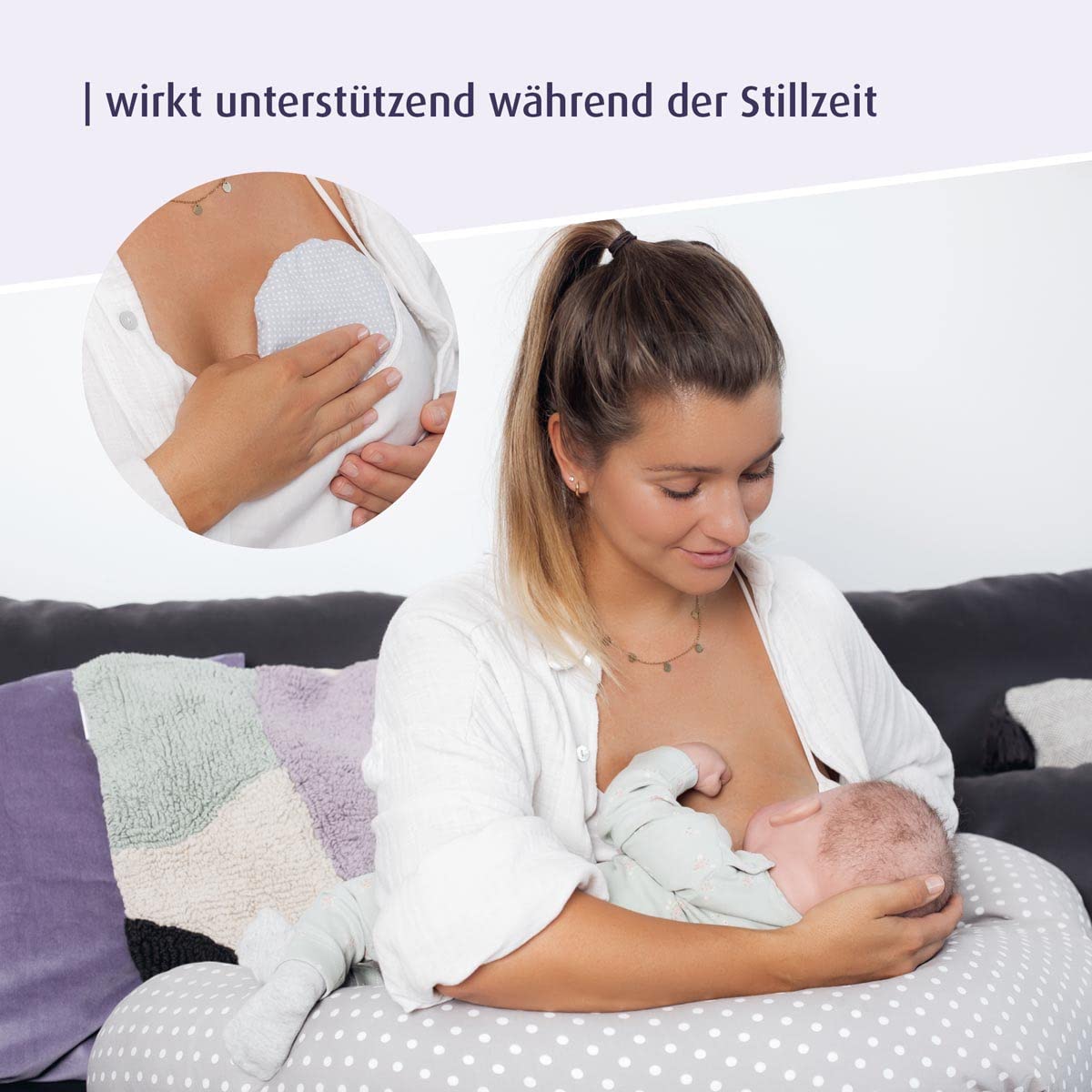 Thumbnail 5 de Reer Mama Stillhilfe Traubenkernkissen