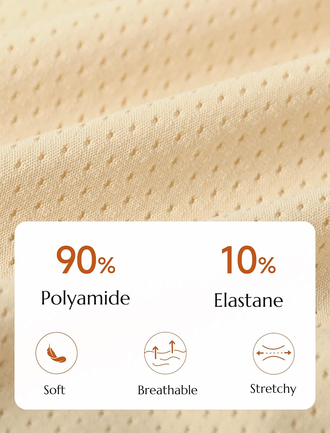 Detalle 1 de ANSUKOO naadloze damesculotte, ademend, low waist en set van 6