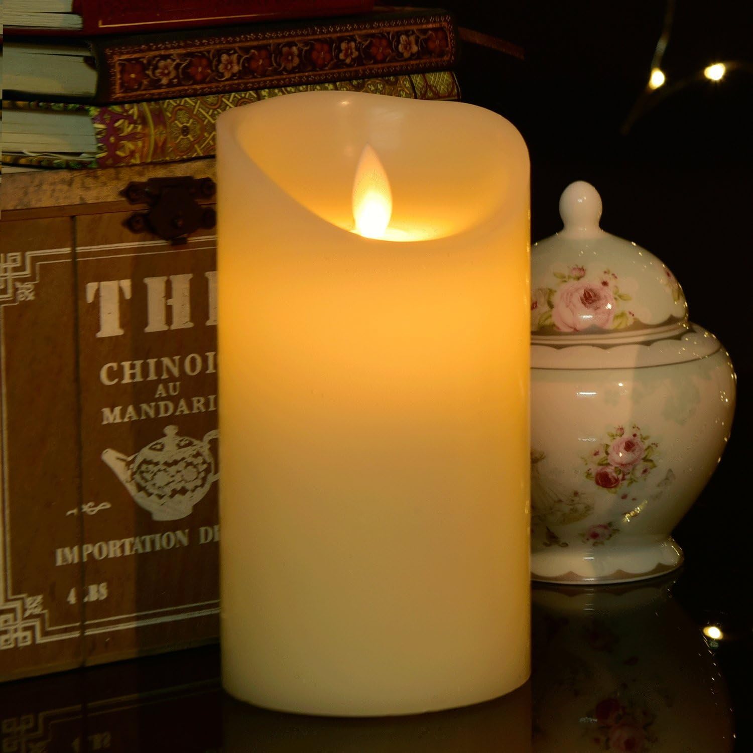 Detalle de Da Flameless Candles 15cm Dancing LED wick, remote-controlled 🕯