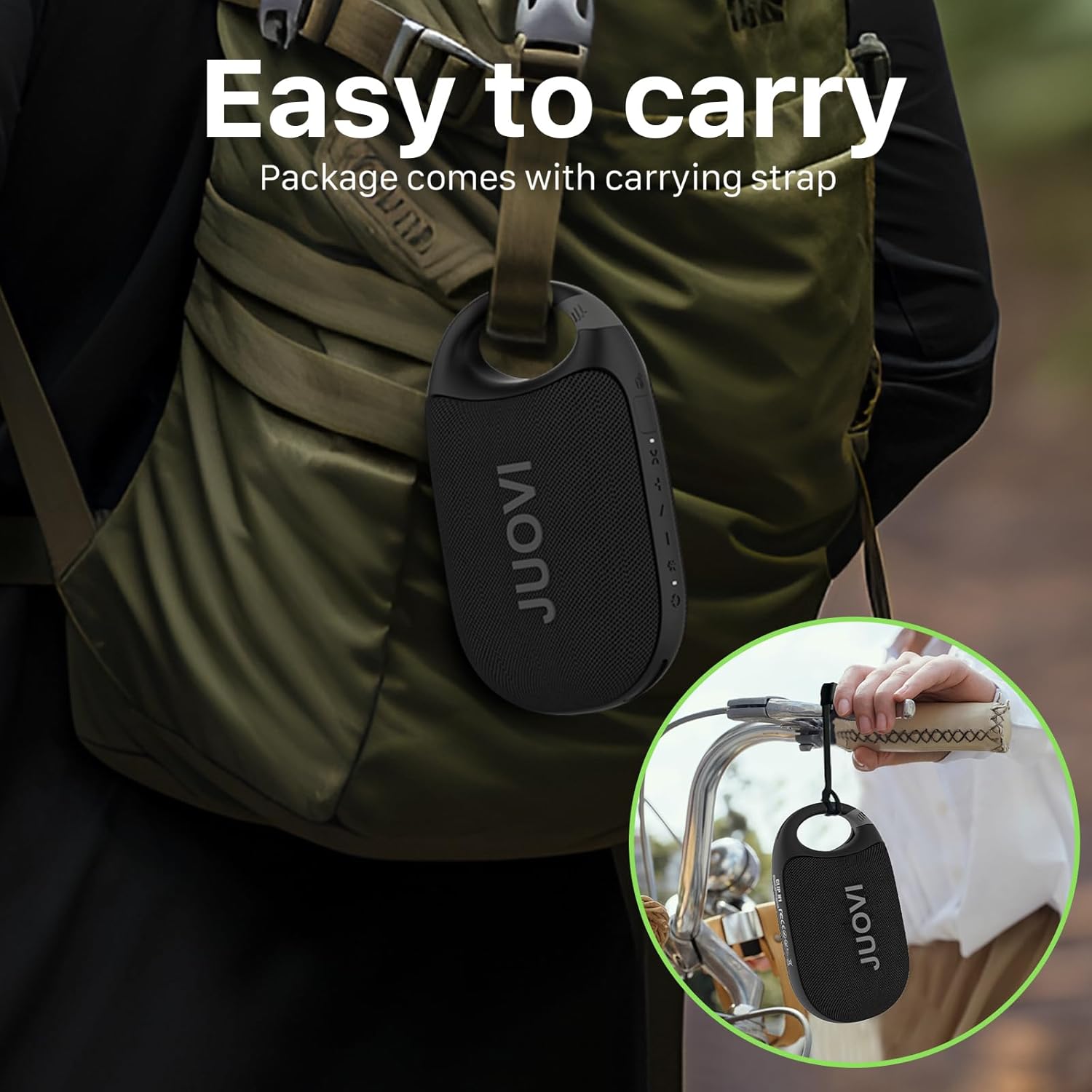 Detalle 2 de JUOVI Clip J1 speaker Bluetooth 5 W