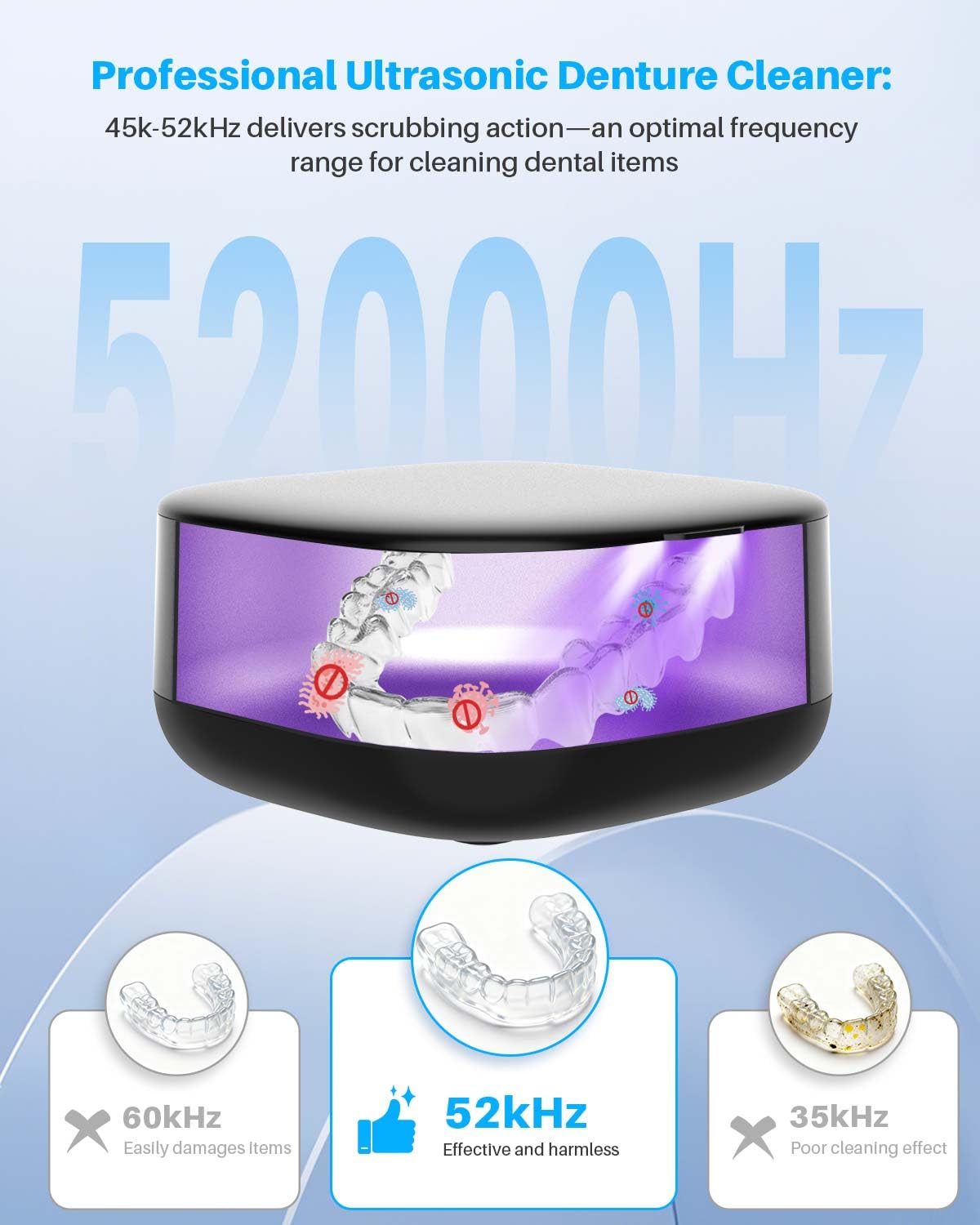 Detalle de Voraiya Ultrasonic Retainer Cleaner 166 mL