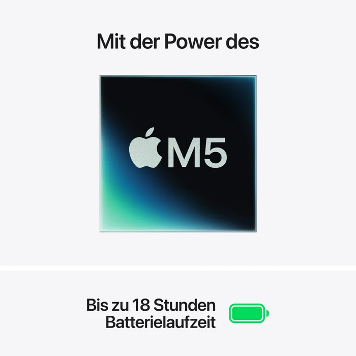 Thumbnail 2 de Apple MacBook Air 13" M5 (16 GB RAM, 1 TB) mit QWERTZ-Layout