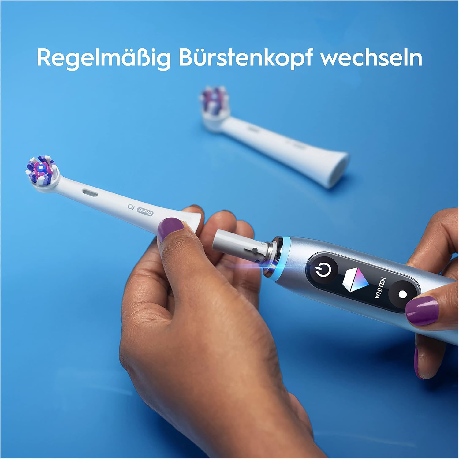 Thumbnail 6 de Oral-B iO Strahlendes Weiss Aufsteckbürsten – 6 Stück (briefkastenfähige Verpackung) für die iO Zahnbürste