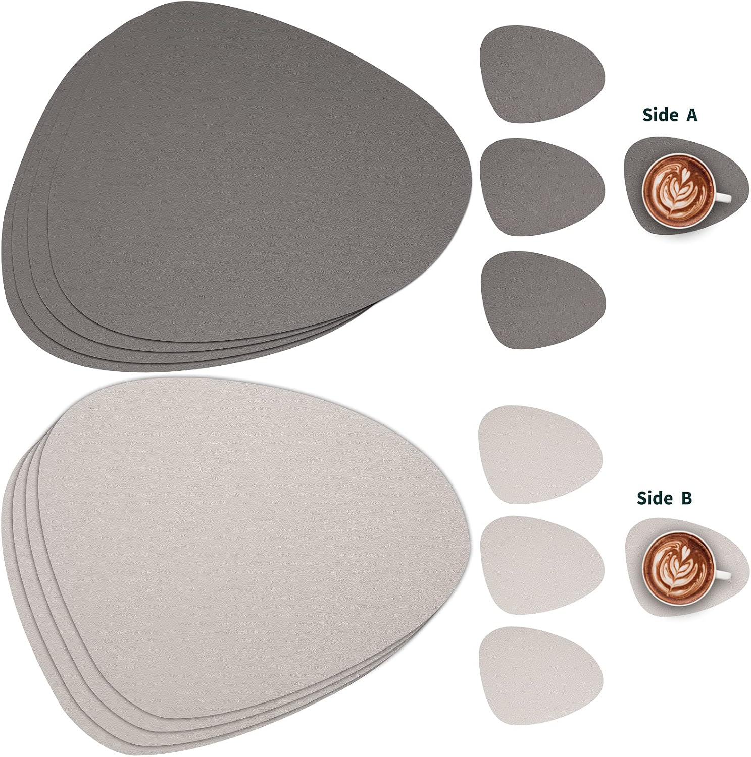 Detalle 2 de Myir JUN Set de table antidérapant lavable 6 pièces 🍽