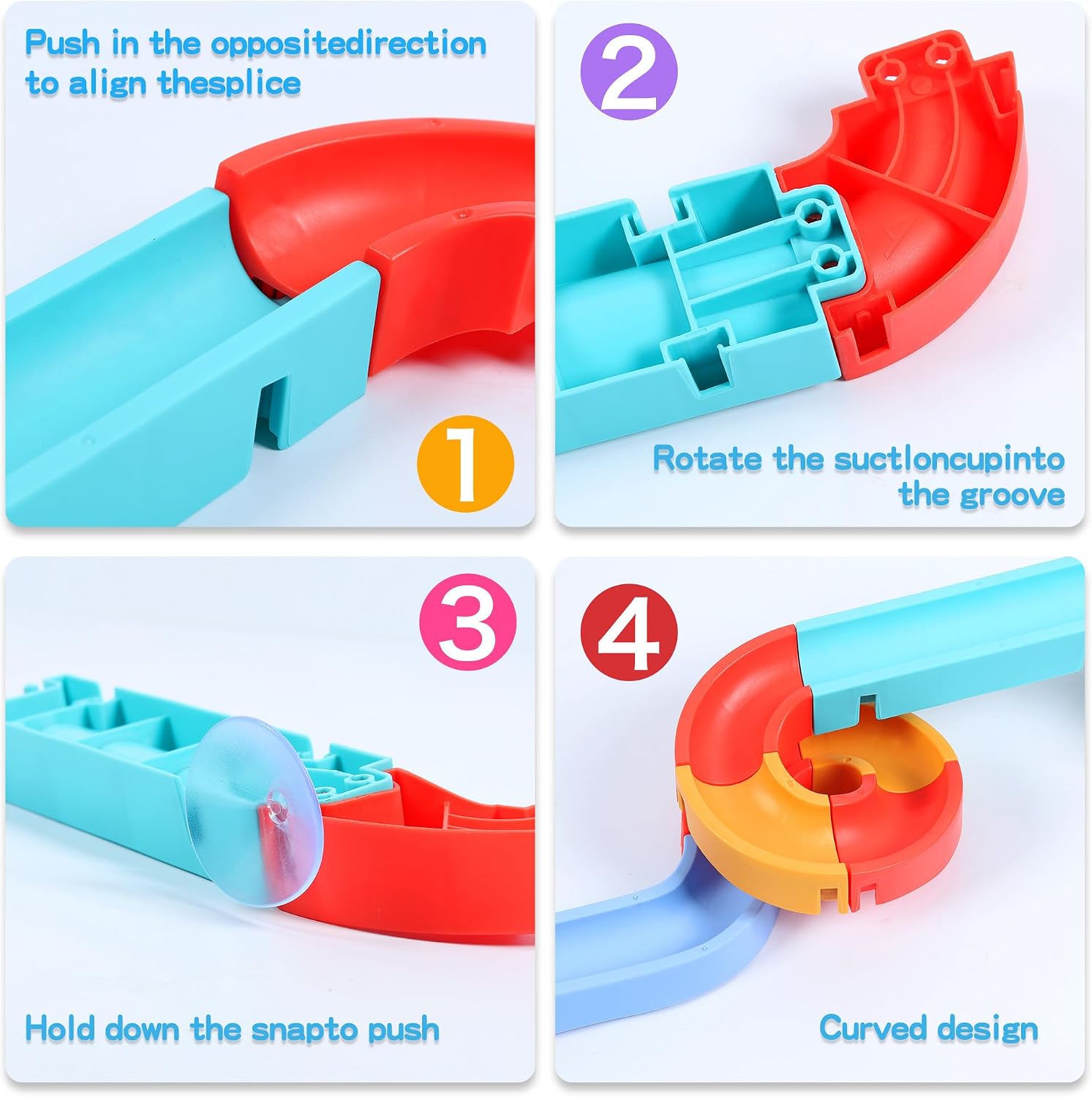 Detalle de Bath Toys Toddler Bath Track Game for 3+